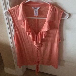 Crop top with back lace